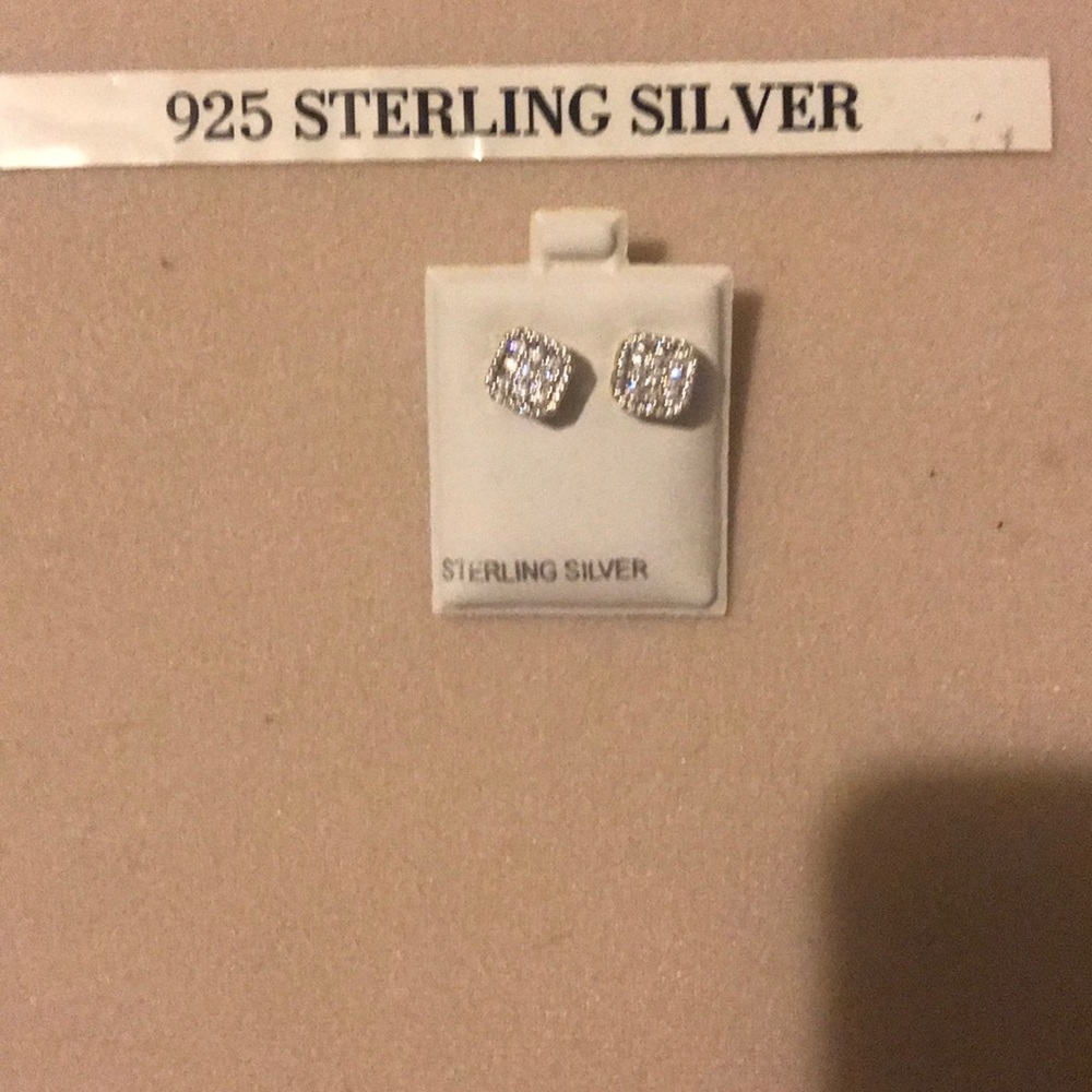 Sterling silver earring